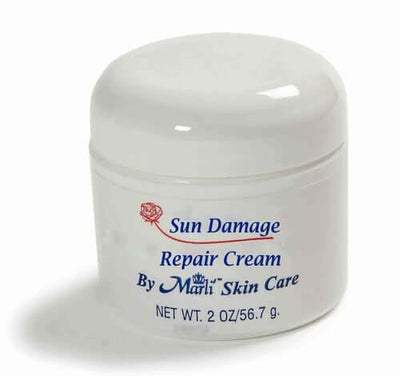 Marli Complete Skin Care Kit with Sun Damage & Environmental Night Sun Damage Repair Cream jar.